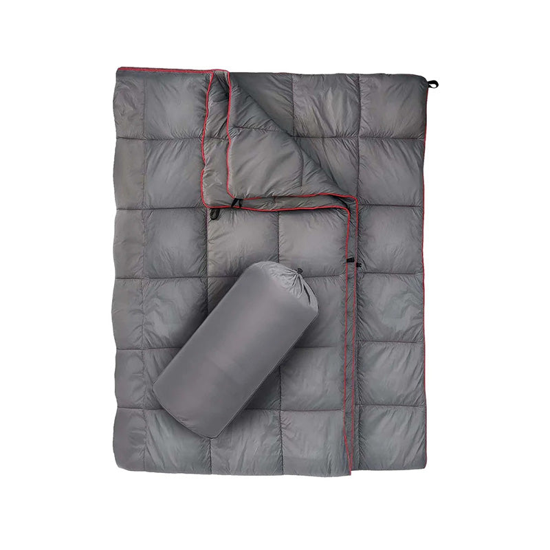 Campingfilt lätt & vattentät – värme och skydd i naturen Grå