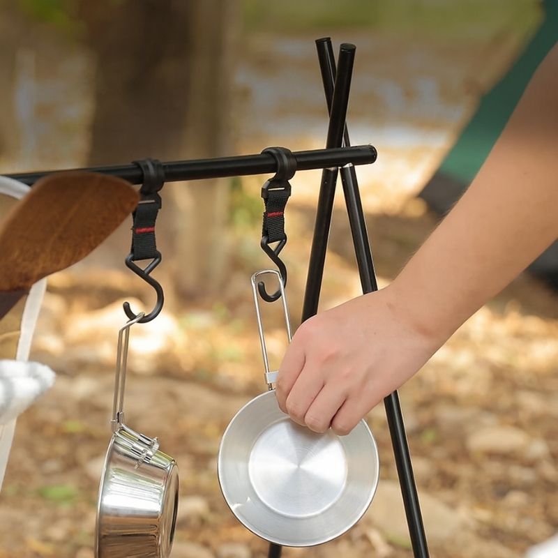 Campingkrokar 10 st – smidiga och starka för upphängning