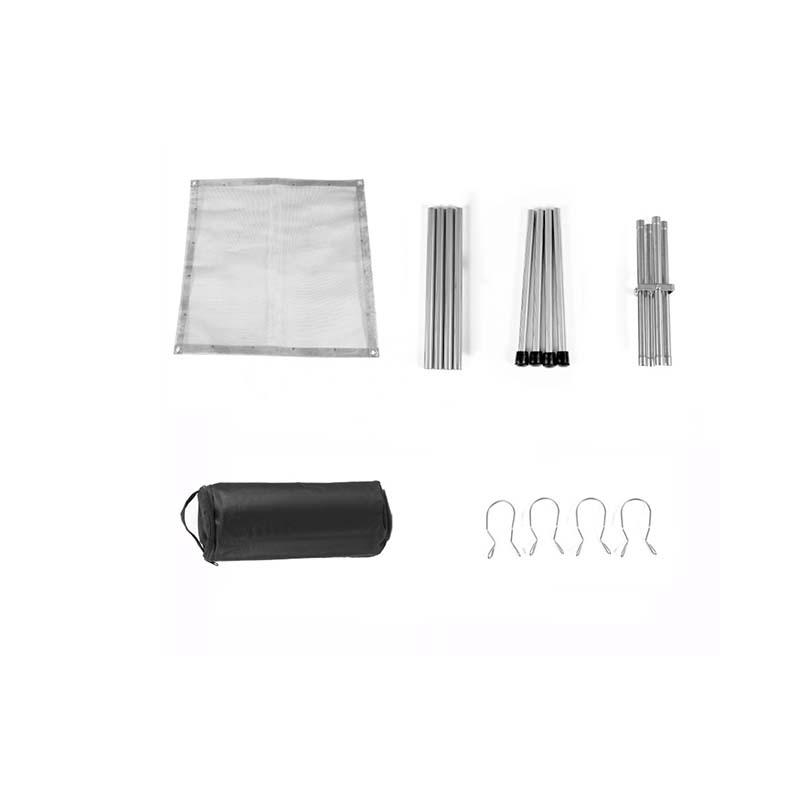 Hopfällbar eldstad i rostfritt stål – perfekt för utflykter