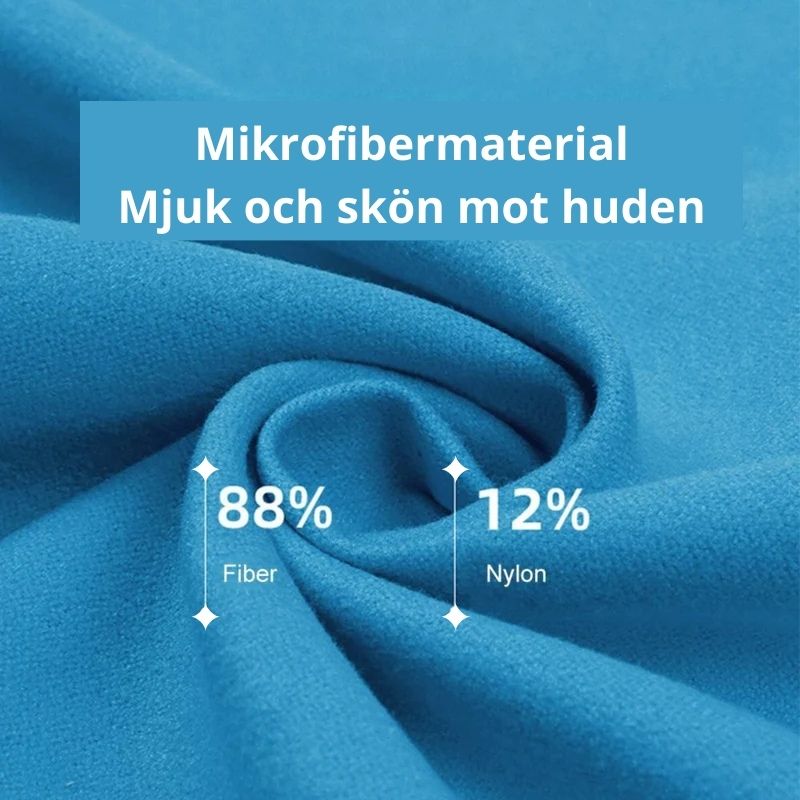 Mikrofiberhandduk – Snabbtorkande & Lätt för Camping & Vandring