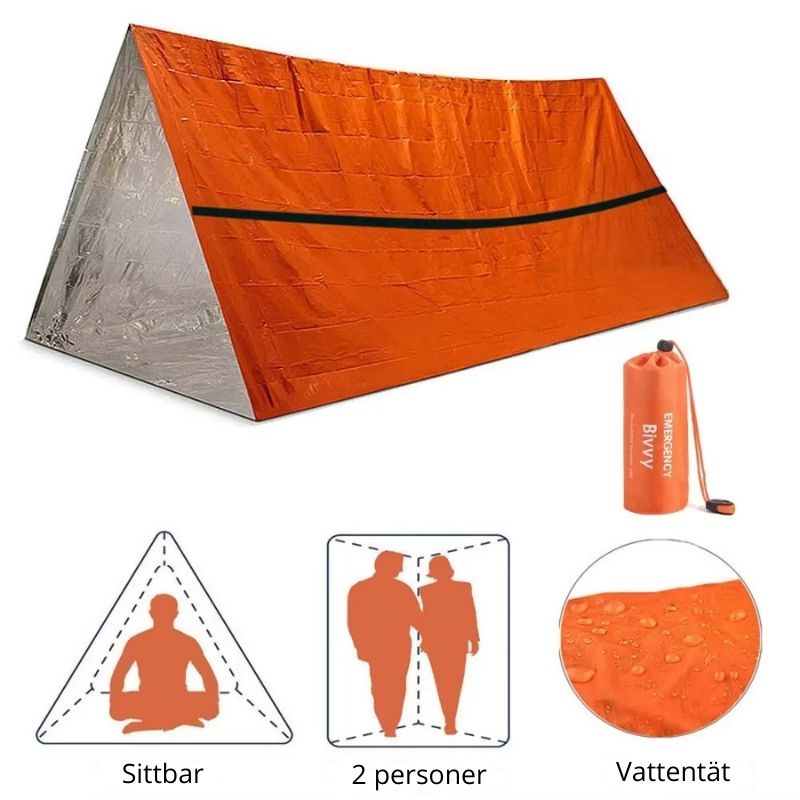 Nödtält UL – Ultralätt Skydd för 2 Personer