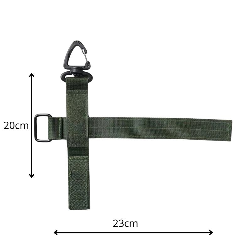 Nylonkrok för utrustning – praktisk hängare för camping