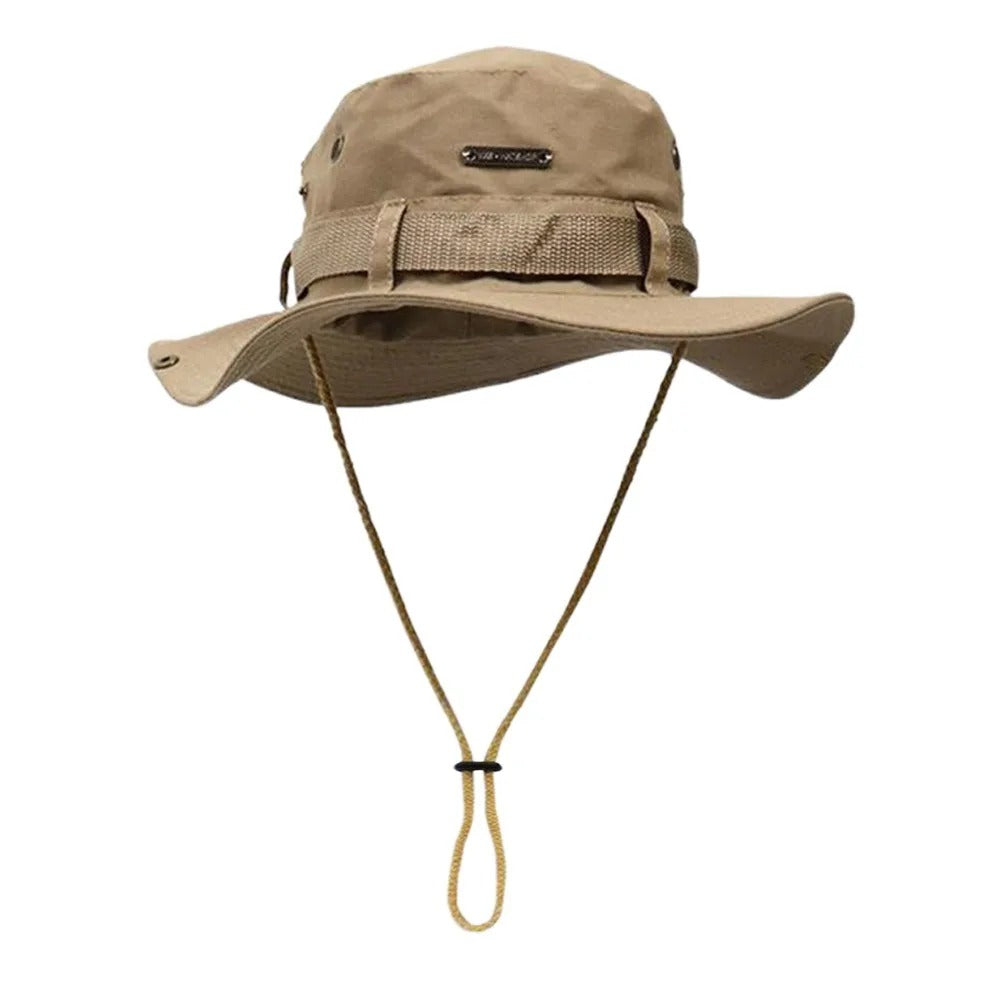 Solhatt för vandring - skydd mot sol & regn Beige
