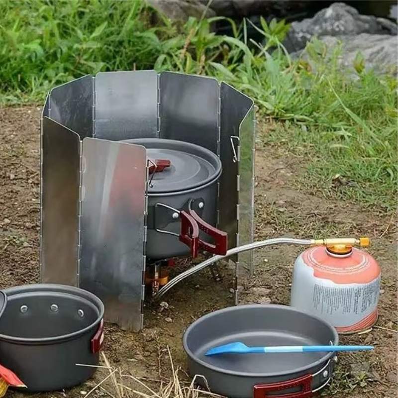 Camping Vindskydd – Gasolkök & Stormkök med Förvaringspåse