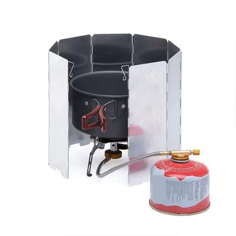 Camping Vindskydd – Gasolkök & Stormkök med Förvaringspåse