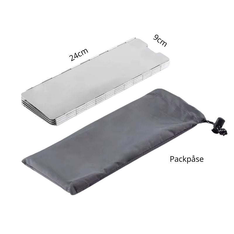 Camping Vindskydd – Gasolkök & Stormkök med Förvaringspåse