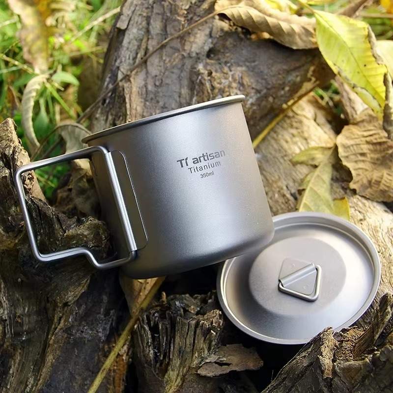 Campingmugg i titan – Kopp för te & kaffe utomhus