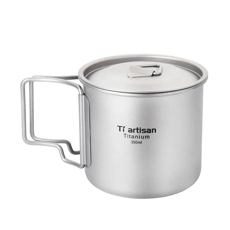 Campingmugg i titan – Kopp för te & kaffe utomhus