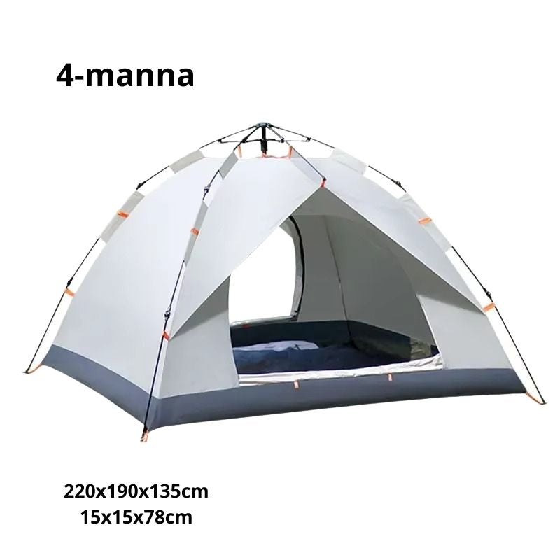 Pop Up Expresstält – Lätt & Smidigt för Camping 4-manna