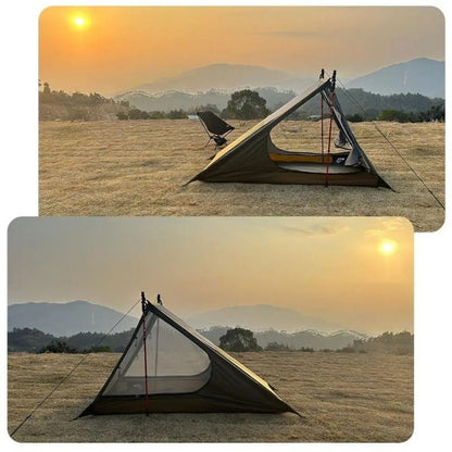 Lätt 1-Personstält – Myggskydd för Camping