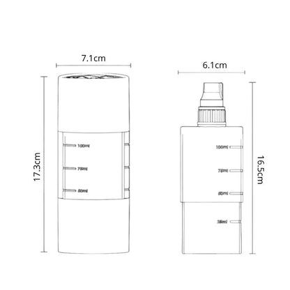 3-i-1 Kryddflaska för Camping – Tätsluten & Portabel