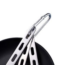 Campingbestick – Portabelt 3-pack med Karbinhake