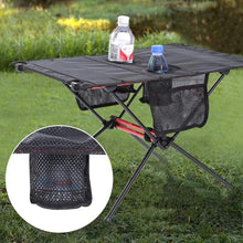 Ultralätt hopfällbart campingbord i aluminium