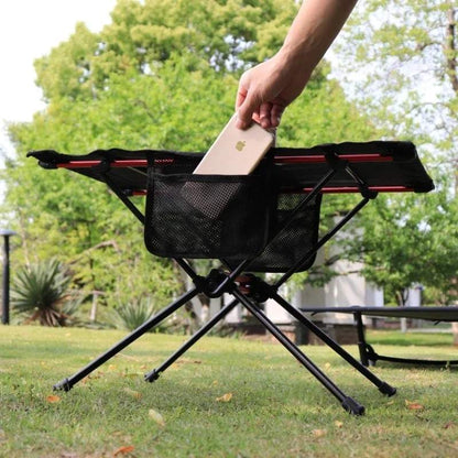 Ultralätt hopfällbart campingbord i aluminium