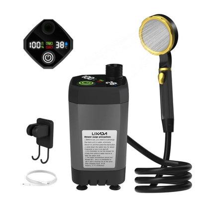 Campingdusch med pump och digital display - bild 1
