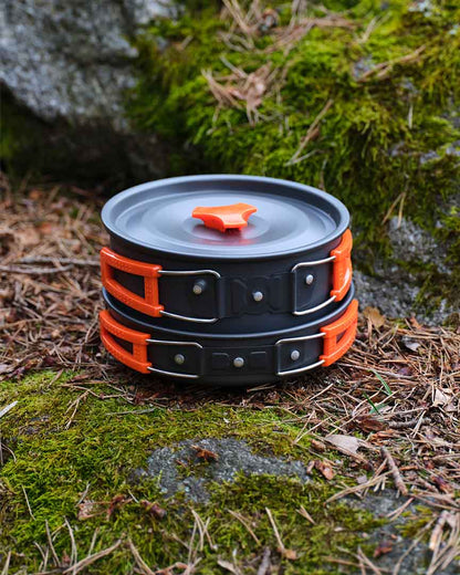 Campingkök 8 delar – lättviktigt aluminiumset för friluftsliv