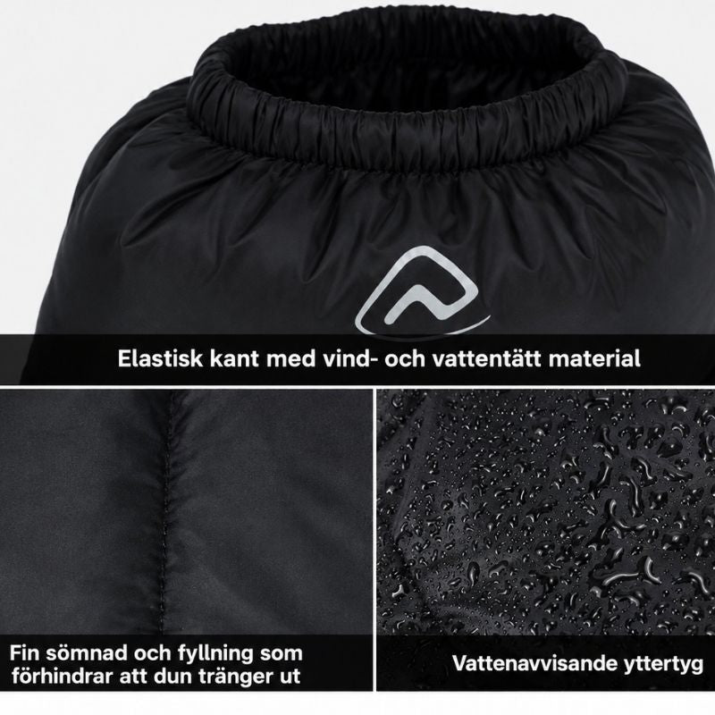 Duntofflor för tält, camping och kalla nätter