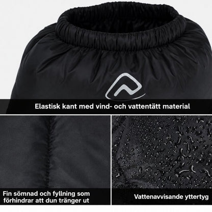 Duntofflor för tält, camping och kalla nätter