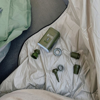 Elektrisk luftpump för liggunderlag och camping