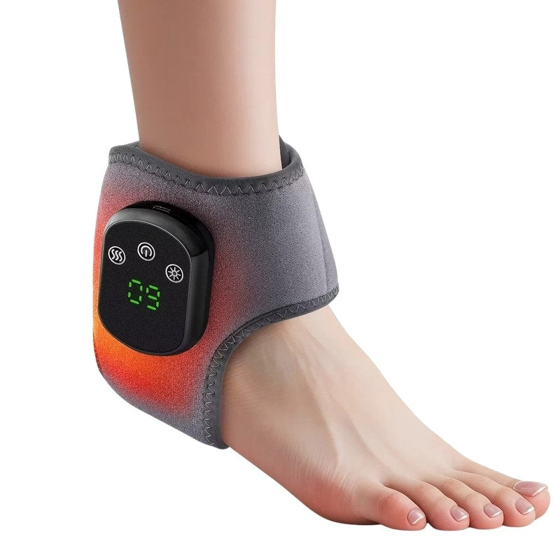 Elektrisk ankelmassage med värme och vibration