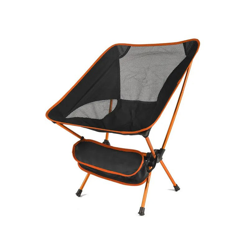 Ergonomisk campingstol i aluminium Orange