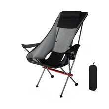 Ergonomisk campingstol med rygg och nackstöd