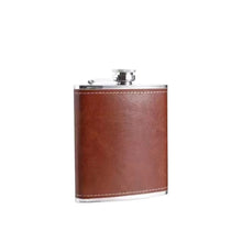 Fickplunta i Rostfritt Stål - Läderfodral