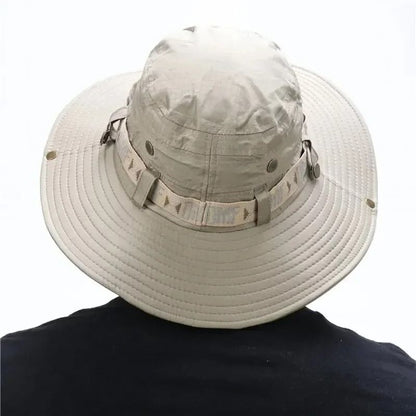 Fiskehatt med mesh ventilerande UV-skydd