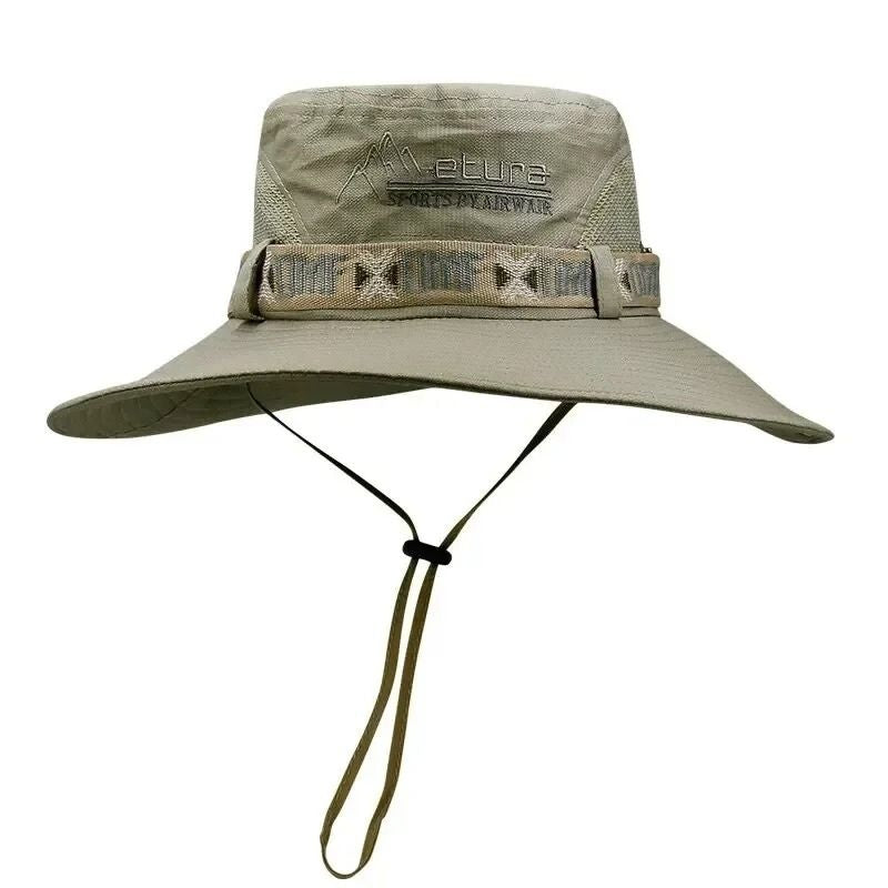 Fiskehatt med mesh ventilerande UV-skydd Bean Green