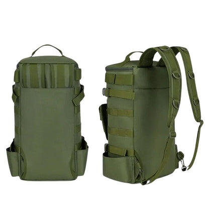 Fiskeväska Ryggsäck – Med Spöhållare & Flera Fack