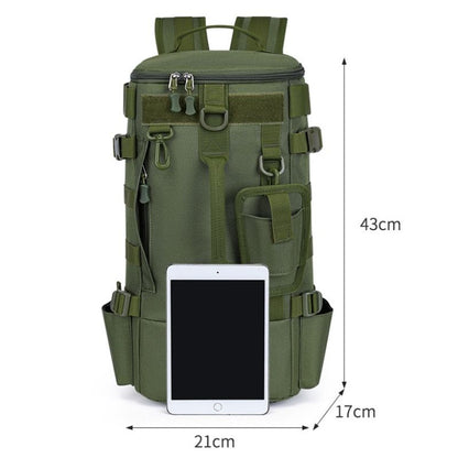 Fiskeväska Ryggsäck – Med Spöhållare & Flera Fack