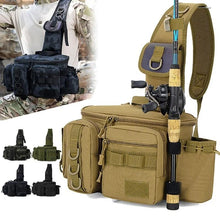 Fiskeväska med Spöhållare – Taktisk & Vattentålig