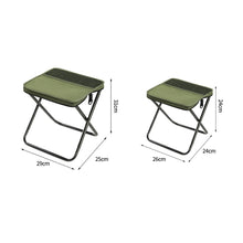 Hopfällbar campingstol med förvaringsväska – lätt och portabel