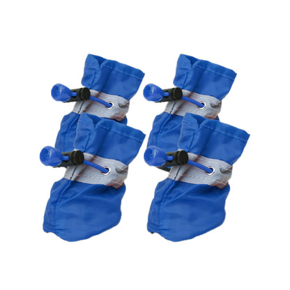 Hundskor vattentäta med reflex – halkfria & justerbara tasskydd