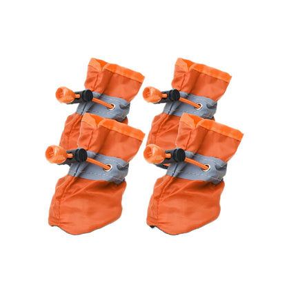 Hundskor vattentäta med reflex – halkfria & justerbara tasskydd