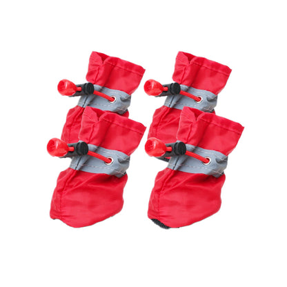 Hundskor vattentäta med reflex – halkfria & justerbara tasskydd