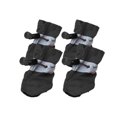 Hundskor vattentäta med reflex – halkfria & justerbara tasskydd