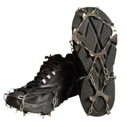 Isbroddar för Skor – Stålkedjor för Snö & Vandring Strl 35-48