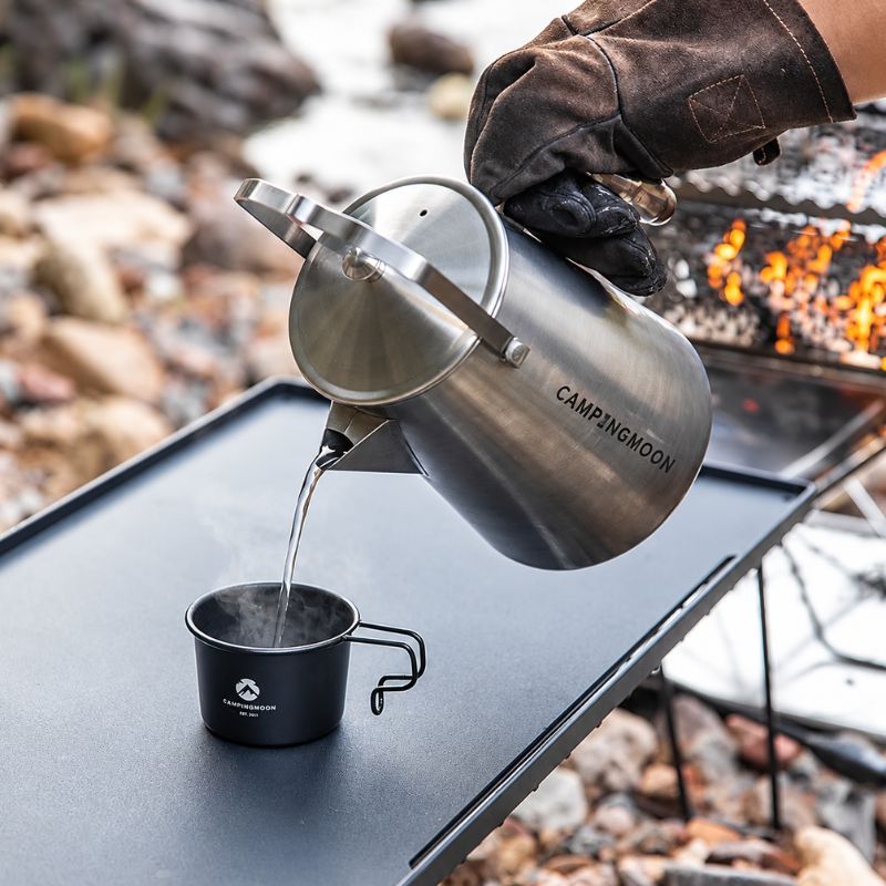 Kaffepanna 1,5 liter i rostfritt stål - bild 1