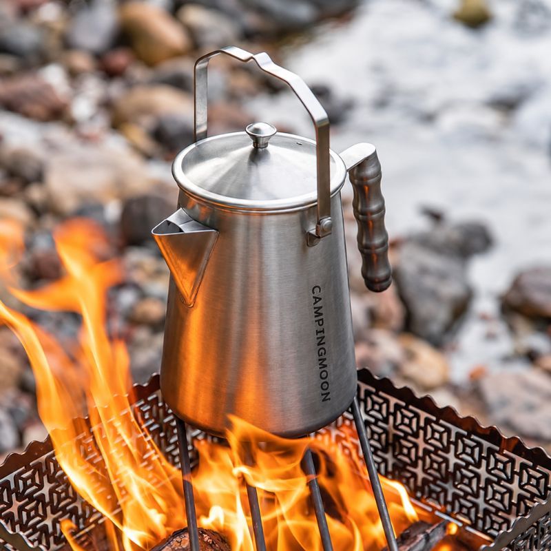 Kaffepanna 1,5 liter i rostfritt stål - bild 2