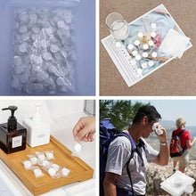 50-pack komprimerade våtservetter – camping och vardag