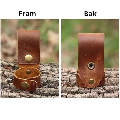 Läderhake med Bältesfäste – För Camping & Arbete