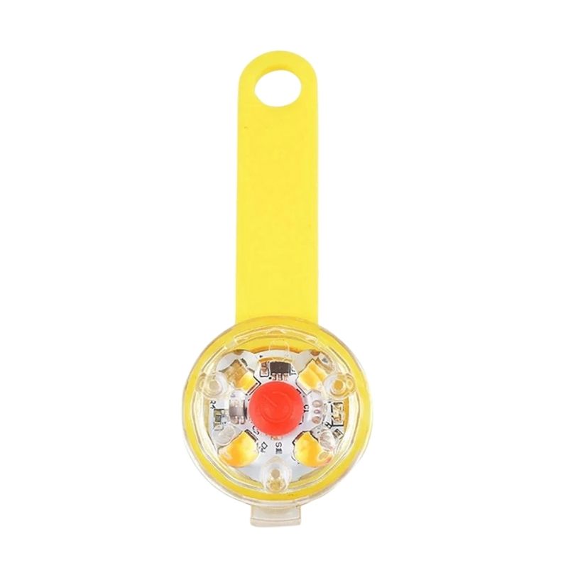 LED Hundhalsband USB – Vattentät & Återuppladdningsbar Gul