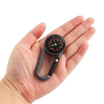 Kompass med Karbinhake – För Camping & Vandring