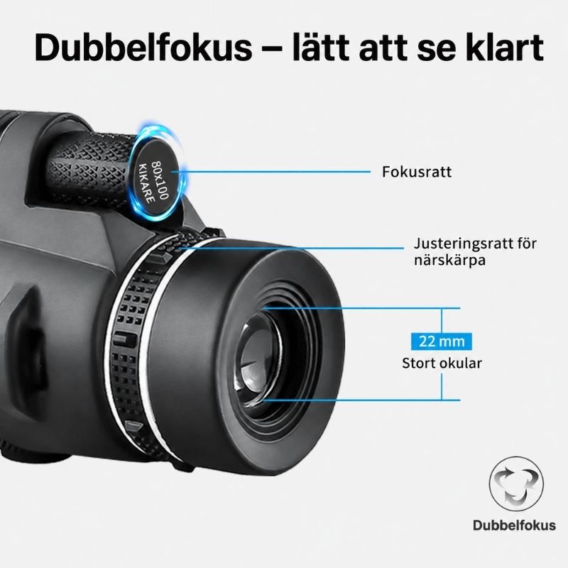Monokikare för camping och vandring