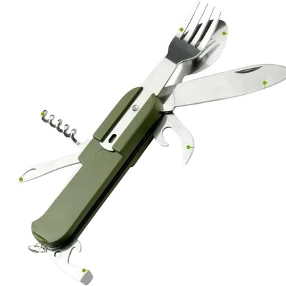 Multiverktyg Bestick – 7-i-1 för Camping & Friluftsliv