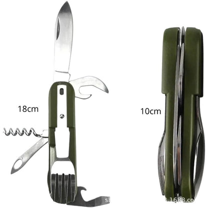 Multiverktyg Bestick – 7-i-1 för Camping & Friluftsliv