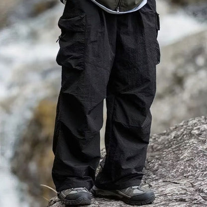 Friluftsbyxor med vida ben för camping och resa