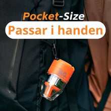 Portabel luftpump för liggunderlag och luftmadrass