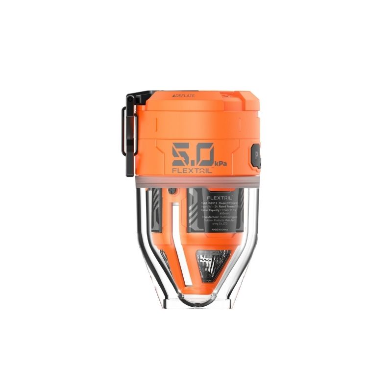 Portabel luftpump för liggunderlag och luftmadrass Orange